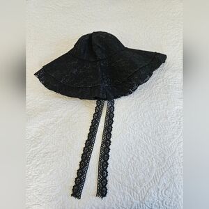 CIDER oversized lace sun hat bonnet